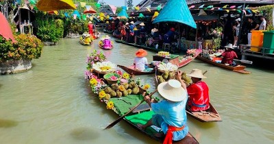 بازار شناور پاتایا در تور تایلند