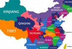 نقشه کشور چین به زبان فارسی